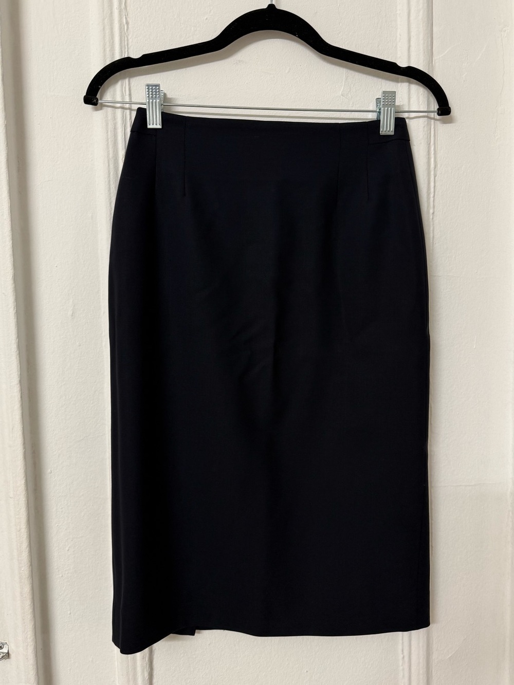 MM. Lafleur Navy Tailored Pencil Skirt